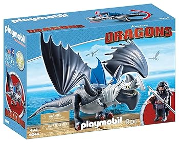 【中古】PLAYMOBIL Drago \u0026 Thunderclaw