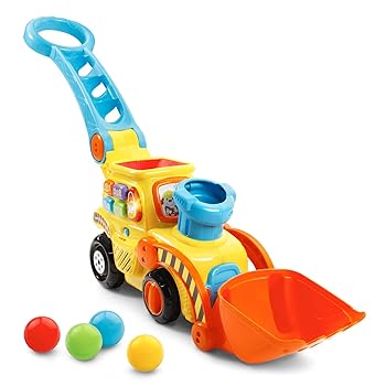 【中古】VTech Pop-a-Balls Push & Pop Bulldozer