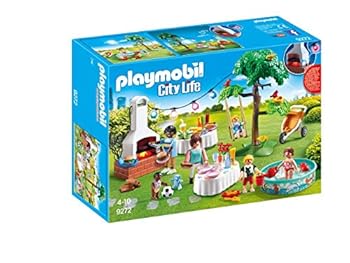 【中古】Playmobil 9272 Famille et barbecue estival