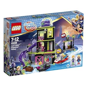 【中古】レゴLEGOスーパーヒーローガールズ レナ・ルーサーとクリプトマイト工業プラント 41238