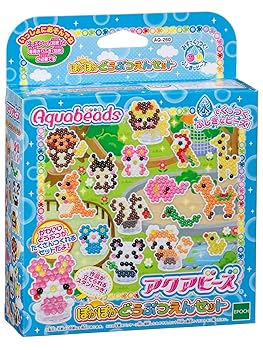【中古】アクアビーズ 別売り ぽかぽかどうぶつえんセット AQ-260