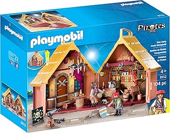 【中古】【39shop】PLAYMOBIL★Take Along Pirate Stronghold(非常に良い)|ドリエム店
