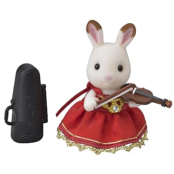 【中古】シルバニアファミリー タウン 街の音楽会セット -バイオリン- TS-03