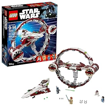 【中古】LEGO Star Wars Jedi Starfighter with Hyperdrive 75191 Building Kit 825 Piece, Multi