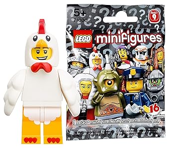 【中古】レゴ LEGO ミニ図形 続きもの9 意気地無しの着ぐるみを着た男 未開封品 LEGO Minifigure Series9 Chicke Suite Guy 71000-7