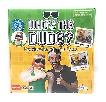 【中古】【39shop】Who★The Dude ジェスチャーゲーム 実物大の膨らませるDudeを使用 最大440の笑えるシナリオを演じよう 対象年齢16歳以上（良い）｜ドリエム店