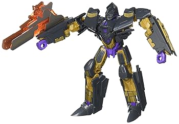 【中古】【39shop】トランスフォーマー★ムービー5 最後の騎士王 USAトイザらス限定 デラックスクラス プレミアエディション メガトロンTF 2017 TRANSFORMERS THE LA（非常に良い）｜ドリエム店