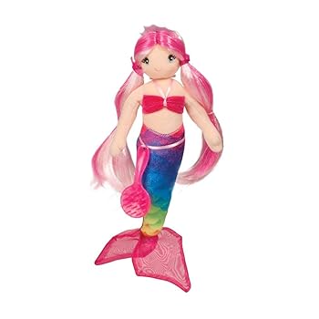 【中古】ダグラス・アリッサ レインボーマーメイドぬいぐるみ