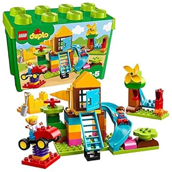 【中古】レゴLEGO デュプロ みどりのコンテナスーパーデラックス \"おおきなこうえん\"" 10864"