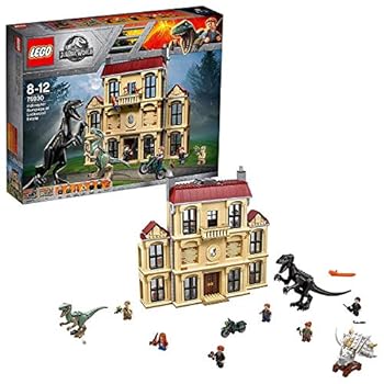 【中古】レゴLEGOジュラシック・ワールド インドラプトル、鍵を掛ける白木邸で大暴れ 75930