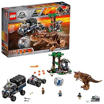 【中古】レゴLEGOジュラシック・ワールド カルノタウルス対ジャイロスフィア 75929 その他-おもちゃ