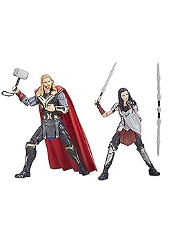 【中古】マーベル・レジェンド シネマティックユニバース10thアニバーサリー 6インチ アクションフィギュア 2パックソー & シフ
