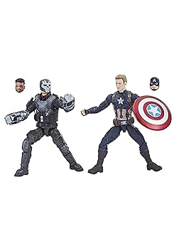【中古】【39shop】マーベル・レジェンド★シネマティックユニバース10thアニバーサリー 6インチ アクションフィギュア 2パックキャプテン・アメリカ&クロスボーンズ（良い）｜ドリエム店