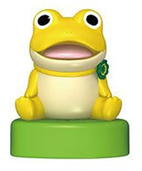 【中古】幸せをはこぶ ケロケロッとカエル イエロー