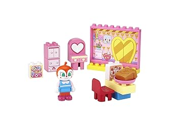 【中古】BlockLabo ブロックラボ アンパンマン キュートなドキンちゃんのおへや