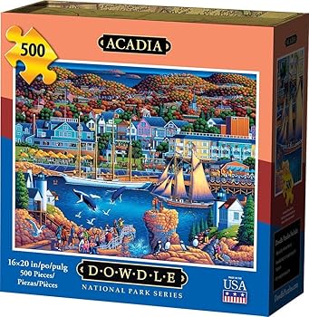 【中古】【39shop】DowdleフォークアートAcadia★National Parkパズル500 Piece（良い）｜ドリエム店