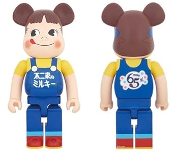 【中古】MEDICOM TOY MANUAL VOLUME III 誌上限定商品 BE@RBRICK 400% ペコちゃん ミルキー65周年デザイン