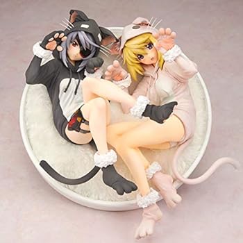 【中古】【39shop】アルター★IS 〈インフィニット・ストラトス〉 ラウラ＆シャル ネコミミパジャマ 17 完成品フィギュア（良い）｜ドリエム店