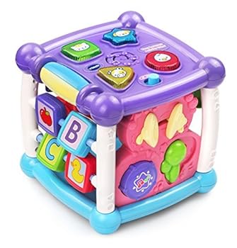 【中古】VTech Busy Learners Activity Cube - Purple - Online Exclusive 並行輸入品