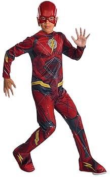 【中古】Medium, Multicolor - Rubie\u0027s Costume Boys Justice League The Flash Costume, Medium, Multicolor