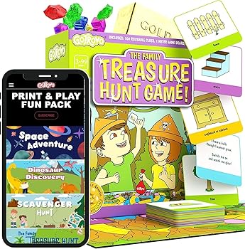 【中古】【39shop】全体の家族のための楽しい宝探しゲーム。あなたは第二言語として英語を学ぶことができます。Gotrovo★Treasure Hunt（非常に良い）｜ドリエム店