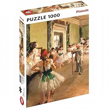 【中古】1000ピース ジグソーパズル Piatnik ダンスのレッスン Degas: The Ballet Class 48×68cm 5394