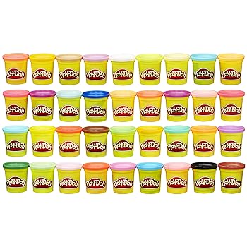 【中古】Play Doh Mega 36パック。複合キットFun Playdough子供アートクラフトギフトPlayセット
