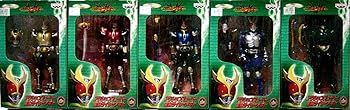 【中古】バンプレスト アクションフォーマー 仮面ライダーアギト 全5種画像