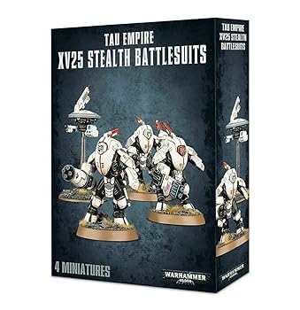 【中古】ウォー ハンマーWarhammer Tau XV25 Stealth Battlesuits 2015 56-14 並行輸入品