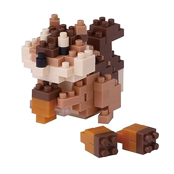 【中古】ナノブロック リス NBC_178