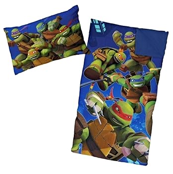 【中古】Nickelodeon ニンジャ タートルズ 子供用寝袋 枕 並行輸入品