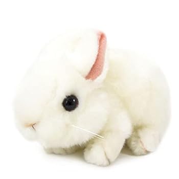 【中古】吉徳 りくのなかまたち ぬいぐるみ ウサギ ホワイト 180497