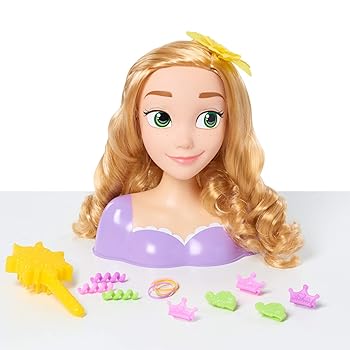 【中古】【39shop】Just★Play ディズニープリンセス スタイリングヘッド ラプンツェル8610rインポート おもちゃ ドール グッズ クリスマスプレゼント（非常に良い）｜ドリエム店