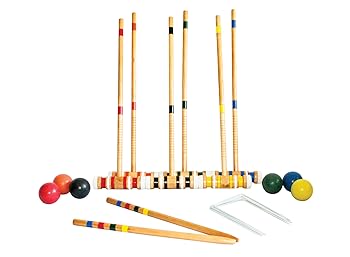 【中古】Triumph Sports USA 6-Player Croquet Set