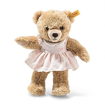 【中古】シュタイフsteiff おやすみクマちゃん ピンク 25cm ぬいぐるみ