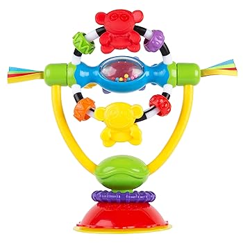 【中古】Playgro Spinning High Chair Toy ? マルチ色合い