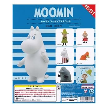 【中古】ムーミン MOOMIN 図形 マスコット 全6種 モラン MY ミイ全6種 1 ムーミントロール 2 ムーミンママ 3