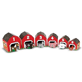 【中古】Melissa & Doug Nesting, Sorting Barns and Animals by Melissa & Doug Toy 並行輸入品