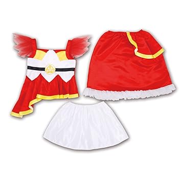 【中古】Go!プリンセスプリキュア キュアスカーレット 変身プリチューム 2way ドレス キッズコスチューム 女の子 100cm-110cm画像