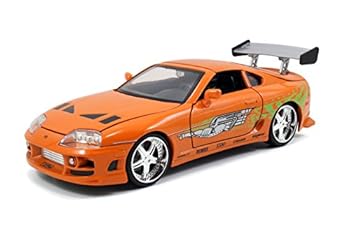 【中古】【39shop】124★ワイルドスピード ミニカーダイキャストモデルカー ブライアン トヨタ スープラ オレンジ JADATOYS 並行輸入品(良い)|ドリエム店
