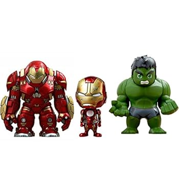 【中古】【39shop】コスベイビーアベンジャーズエイジ・オブ・ウルトロン★シリーズ１.５ サイズＳ　３体ボックスセット（非常に良い）｜ドリエム店