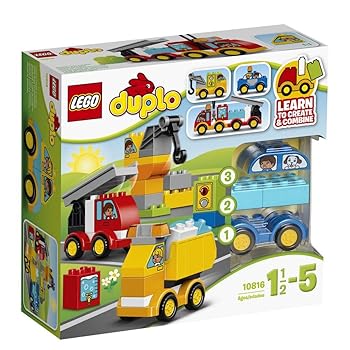 【中古】レゴ デュプロ はじめてのデュプロ?“くるまと貨物自動車\" 10816"