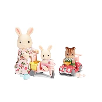 【中古】Calico Critters Apple and Jake Ride n Play