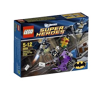 【中古】レゴ LEGO スーパー・ヒーローズ キャットウーマンのシティーチェイス 6858