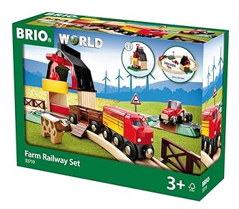 【中古】BRIO ファームレールセット 33719