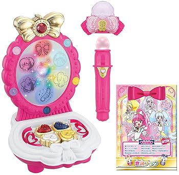 【中古】【39shop】ハピネスチャージプリキュア!★シャイニングメイクドレッサーDX イノセントハーモニーマイクセット(良い)|ドリエム店