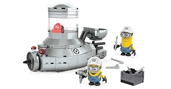 【中古】怪盗グルーのミニオン危機一発 メガブロックス ブロックフィギュア 194ピース ミニオンモービル DESPICABLE ME MEGA BLOKS MINION MOBILE