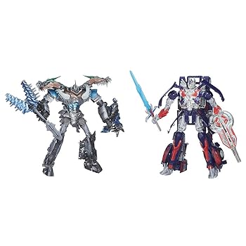 【中古】トランスフォーマー ロストエイジ プラチナムエディション オプティマスプライム グリムロック並行輸入品