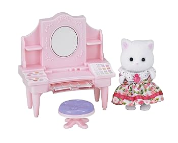 【中古】シルバニアファミリー おみせやさん ビューティーメイクサロン ミ-76