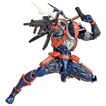 【中古】【39shop】figurecomplex★AMAZING YAMAGUCHI DEATHSTROKE デスストローク 約170mm ABS&PVC製 塗装済みアクションフィギュア リボルテック（良い）｜ドリエム店